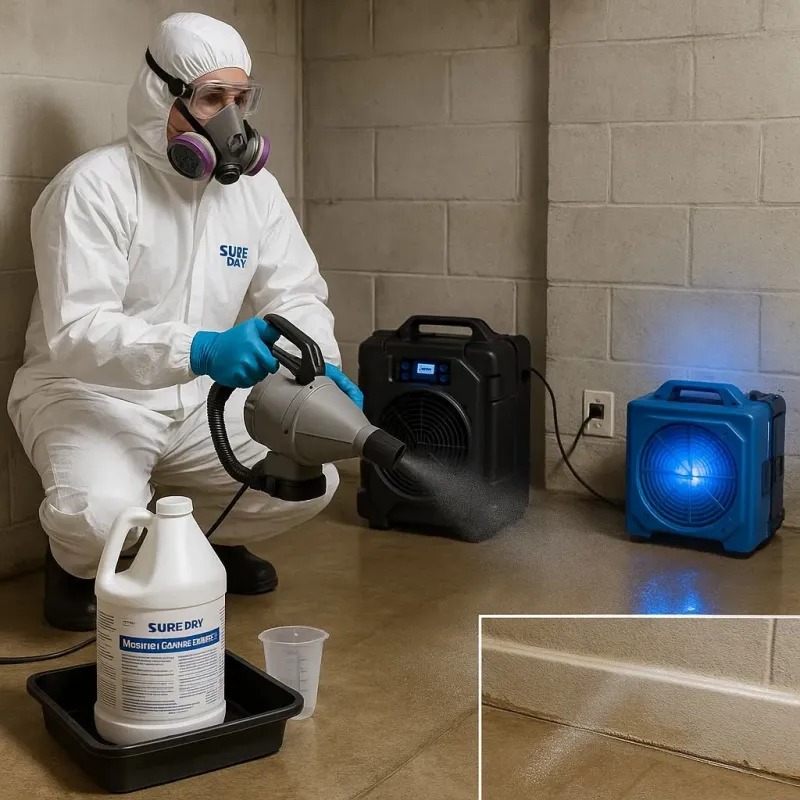 Sanitization and Odor Removal process in Cumberland County, VA